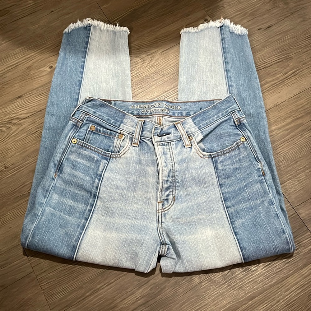 American Eagle Outfitters High Rise Jeans - Light Blue